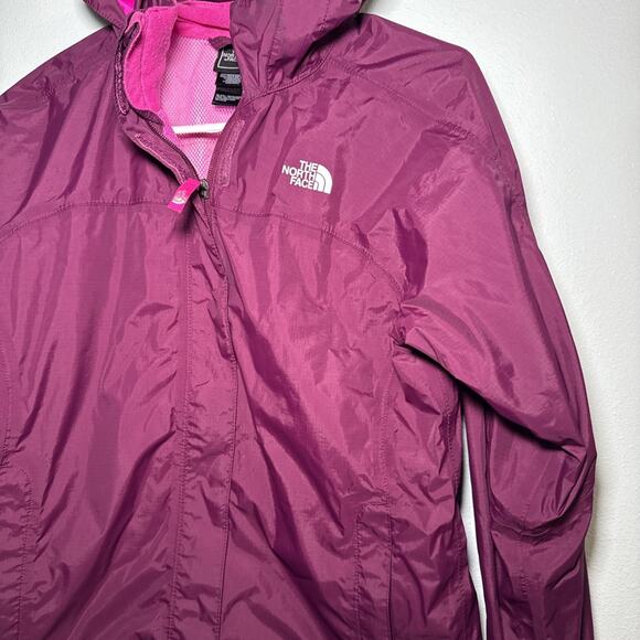 The North Face Girls Rain Jacket DryVent Purple/Pink Size L 14/16 - Picture 2 of 6